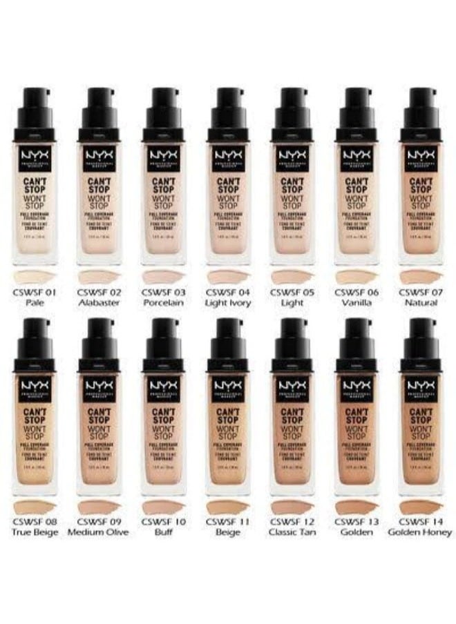 NYX Can't Stop Wanna Stop Foundation - True Beige30ml