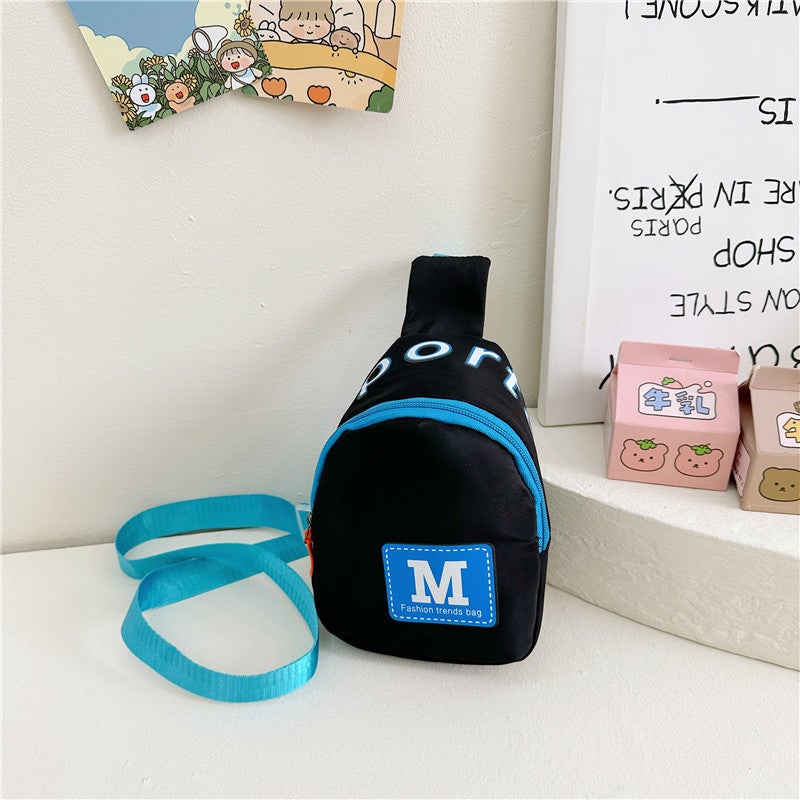 23 New Male And Female Baby Chest Bag Children'S Bag Kindergarten Messenger Bag Cartoon Fashion Shoulder Bag Printed Logo - Image 1