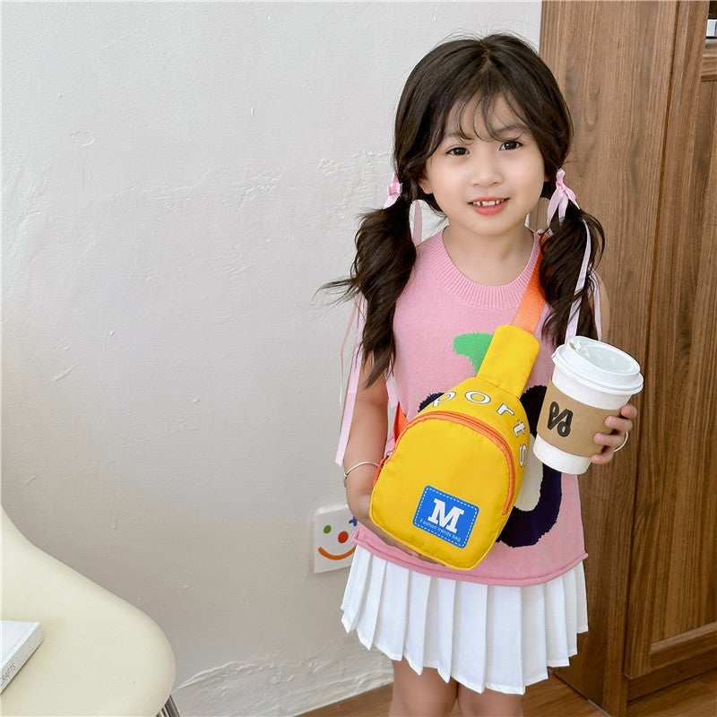 23 New Male And Female Baby Chest Bag Children'S Bag Kindergarten Messenger Bag Cartoon Fashion Shoulder Bag Printed Logo - Image 3