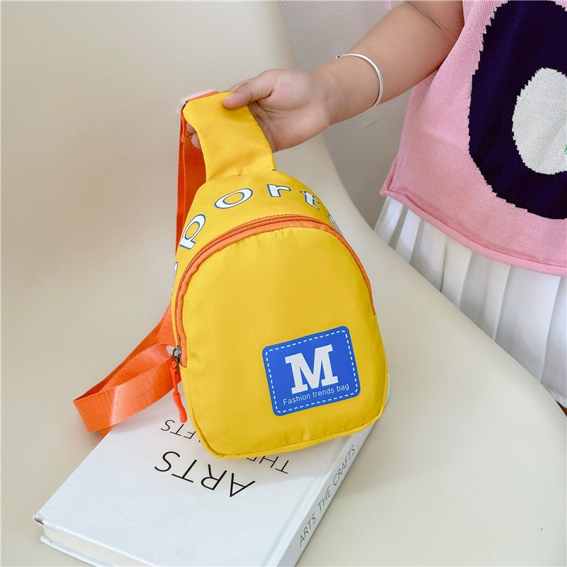 23 New Male And Female Baby Chest Bag Children'S Bag Kindergarten Messenger Bag Cartoon Fashion Shoulder Bag Printed Logo - Image 5