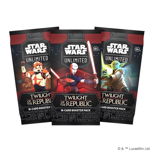 Asmodee Star Wars: Unlimited TCG Twilight of The Republic Booster Display (Set of 24 Booster Packs) - Trading Card Game for Kids & Adults, Ages 12+, 2+ Players, 20 Min Playtime - Image 3
