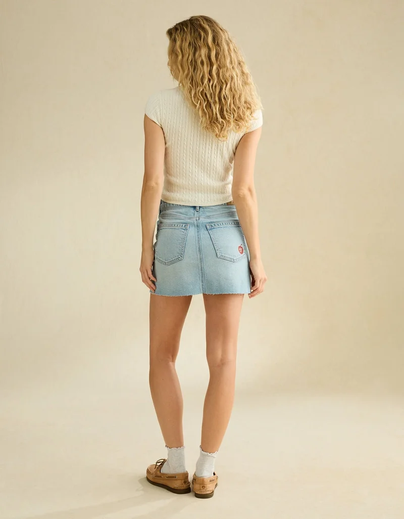 American Eagle  AE Stretch High-Waisted Perfect Mini Skirt for Women | Best Price UAE