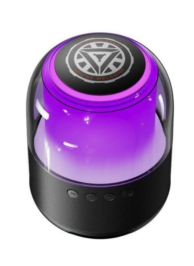 Disney Original Disney QS-S1 Stark Smart Bluetooth Speaker Wireless Speaker 3D Stereo Surround Sound Subwoofer Loudspeaker Sound Box Colorful LED Light Speaker  - Image 1