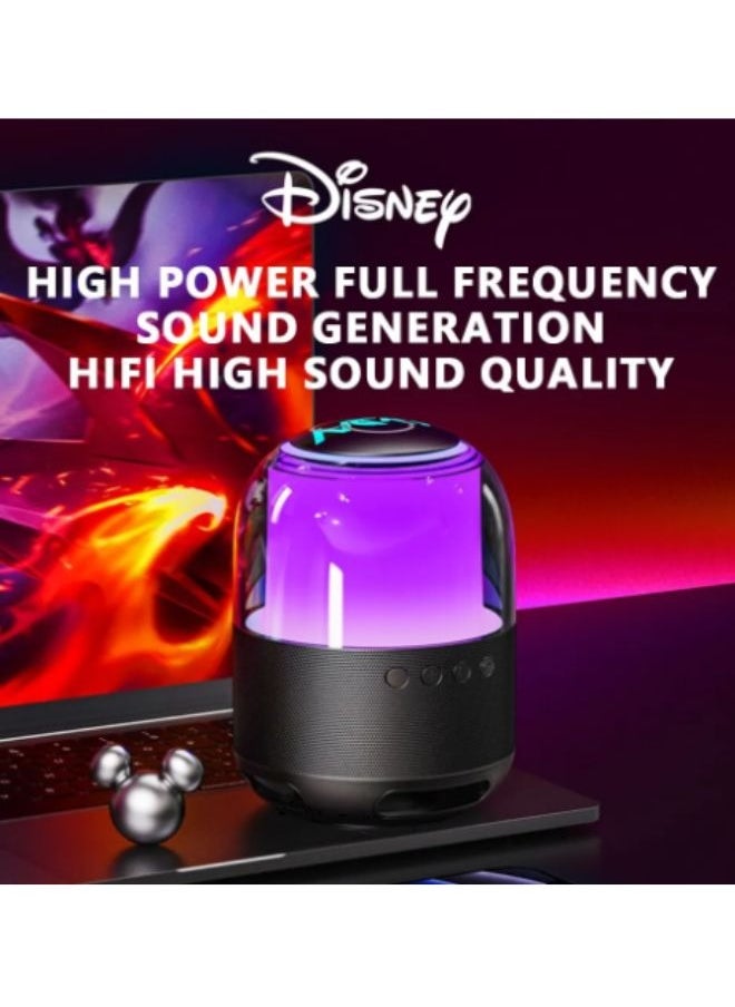 Disney Original Disney QS-S1 Stark Smart Bluetooth Speaker Wireless Speaker 3D Stereo Surround Sound Subwoofer Loudspeaker Sound Box Colorful LED Light Speaker  - Image 3