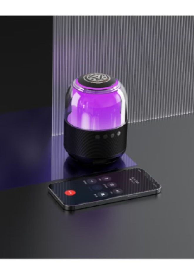 Disney Original Disney QS-S1 Stark Smart Bluetooth Speaker Wireless Speaker 3D Stereo Surround Sound Subwoofer Loudspeaker Sound Box Colorful LED Light Speaker  - Image 5