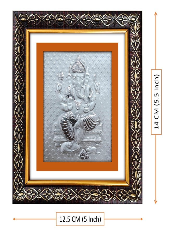 ARTSMINE 999 Silver Shri Ganesha Wall Frame - Certified Silver Art|Premium Finish|Auspicious Pooja Room Décor|Ideal for Home, Office & Diwali Gifting - 1 × Unit - Image 3