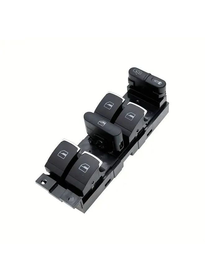 Electric Glass Lifting Switch Chrome Driver Side Compatible With VW Golf Jetta Bora 3BD959857 - Image 5