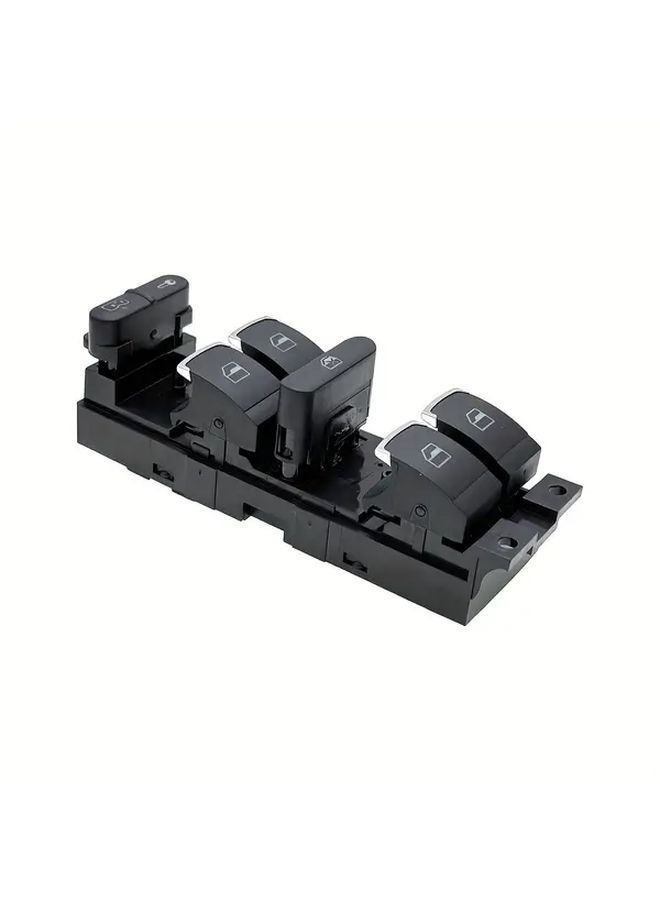 Electric Glass Lifting Switch Chrome Driver Side Compatible With VW Golf Jetta Bora 3BD959857 - Image 4