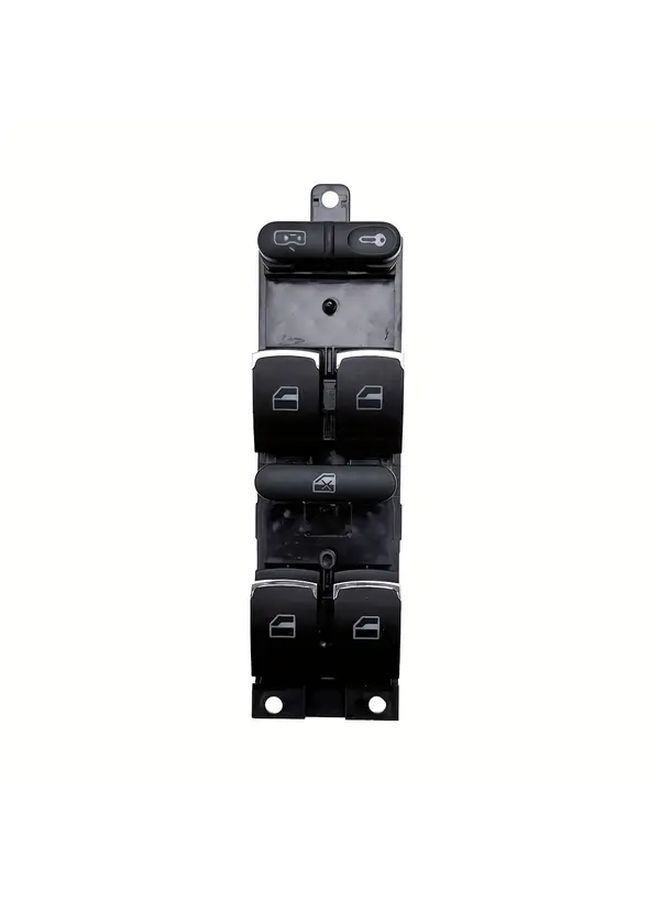 Electric Glass Lifting Switch Chrome Driver Side Compatible With VW Golf Jetta Bora 3BD959857 - Image 3
