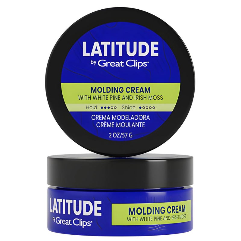 GREAT CLIPS LATITUDE Molding Cream | Hair Gel for Men | Low to Medium Hold + Low Shine | 2oz - Image 1
