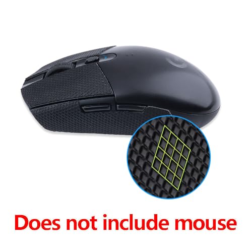 HUYUN Mouse Side Grips Sweat Resistant Pads/Anti Sweat Paste Grip Tape Cut to Fit Easy to Apply Mouse Skin Compatible for Logit G102 G203 G304 G305 G PRO Wired Gaming Mouse - Image 5
