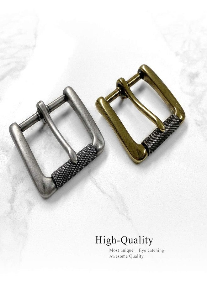 Belts.com Antiqued Brass Finish Single Prong Roller Replacement Belt Buckle, Fits 1-3/8" wide - Image 2