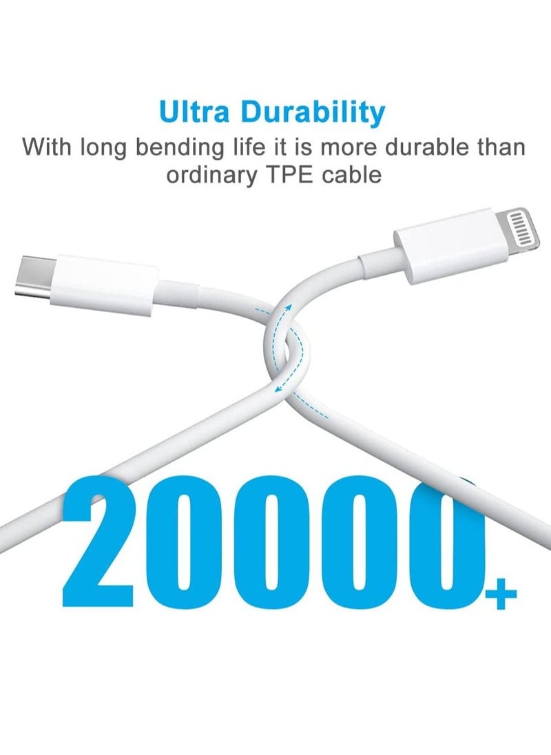 Generic - iPhone 20W Charger 【Apple MFi Certified】 USB C Plug Fast Charge and USB C to Lightning Cable 2M PD Power Adapter Compatible with iPhone 13 Pro Max 13 12 SE2020 11 XR XS Max X 8 Plus iPad Pro Air Mini - Image 1