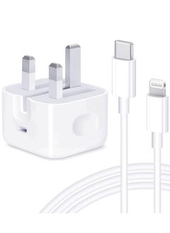 Generic iPhone 20W Charger 【Apple MFi Certified】 USB C Plug Fast Charge and USB C to Lightning Cable 2M PD Power Adapter Compatible with iPhone 13 Pro Max 13 12 SE2020 11 XR XS Max X 8 Plus iPad Pro Air Mini  - Image 1