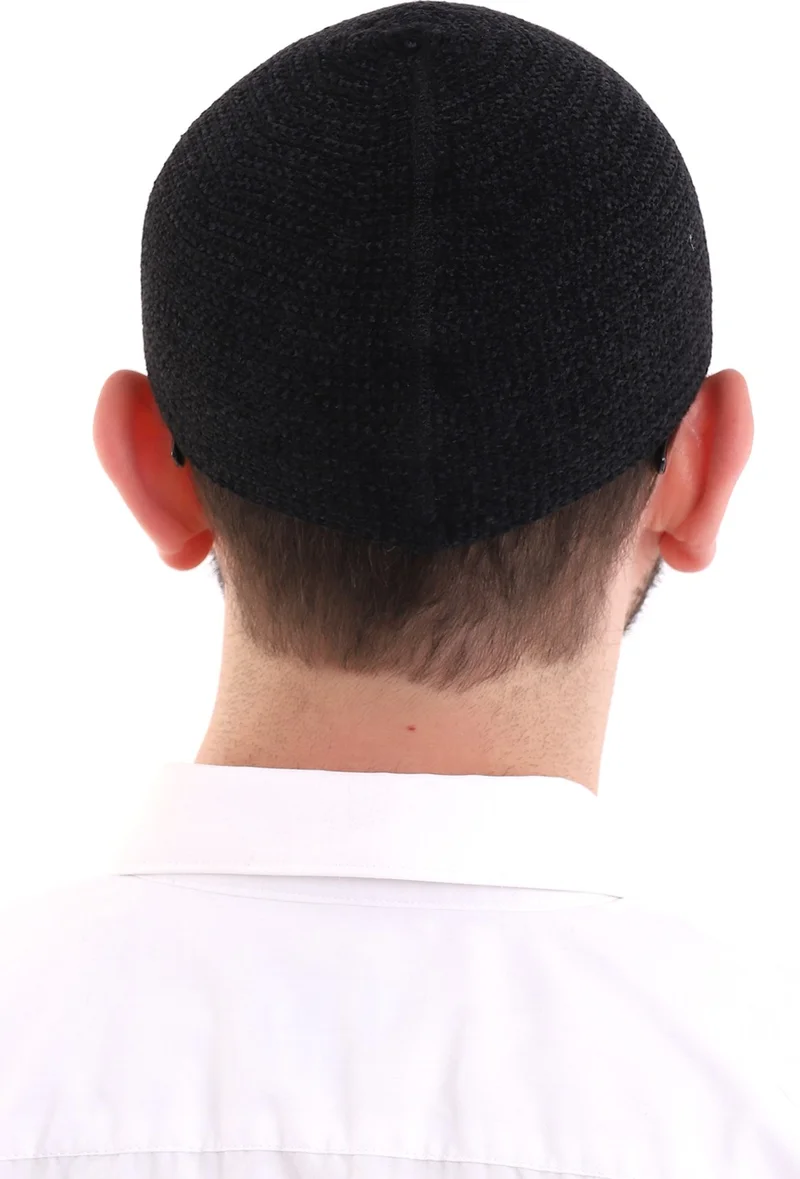 ايهفان اونلاين Ihvan Online Winter Velvet Cap - Black