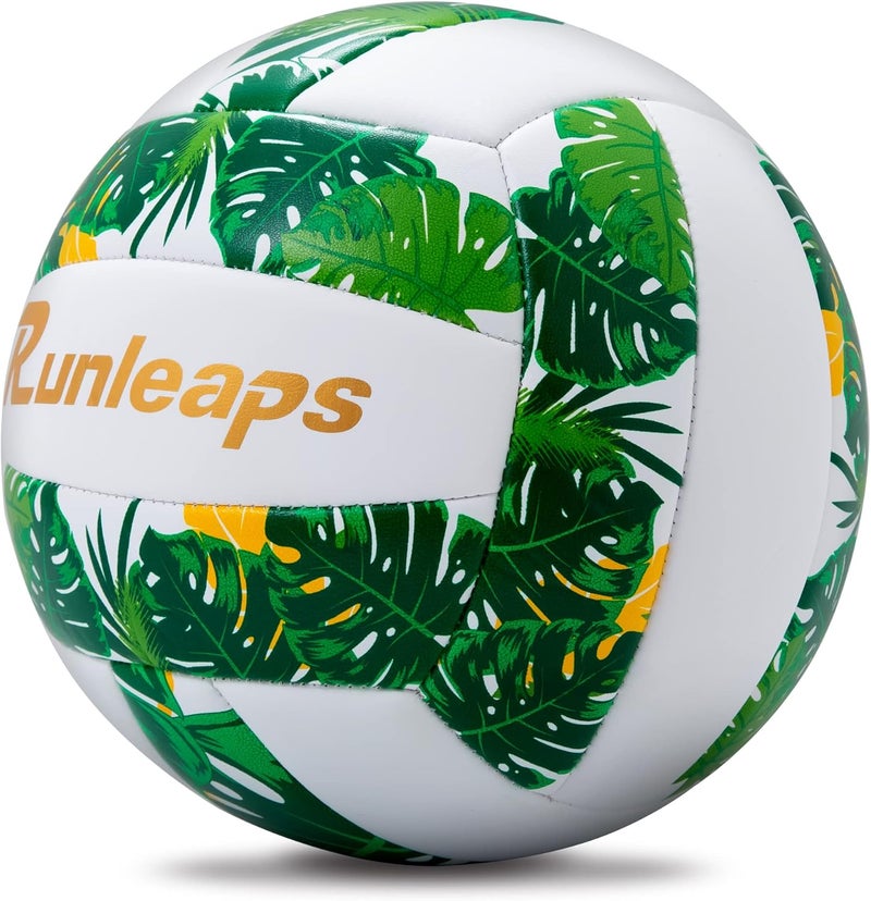 Runleaps Volleyball, Waterproof Indoor Outdoor Volleyball for Beach Game Gym Training (Official Size 5) - Image 2