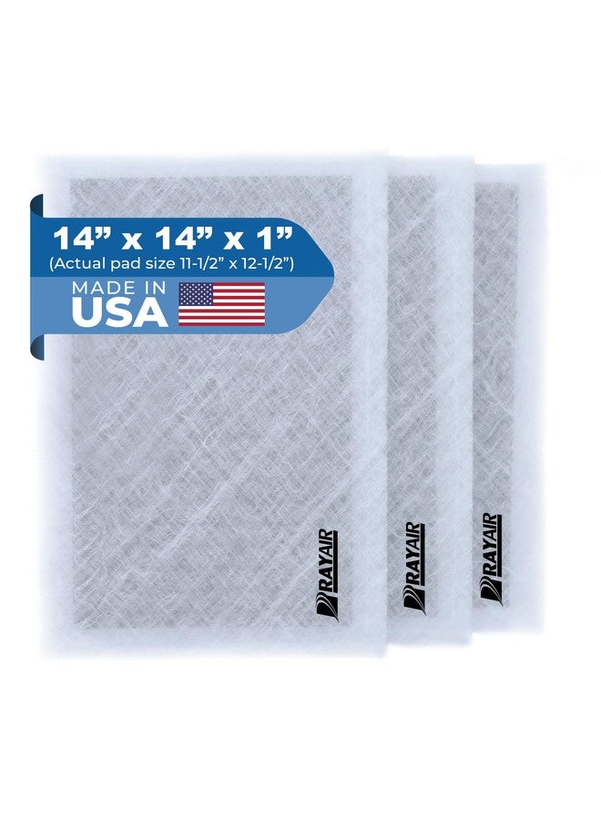 RAYAIR SUPPLY 14x14 Replacement Filter Pads Compatible with Air Ranger Air Cleaner 14x14 (3 Pack) White - Image 1