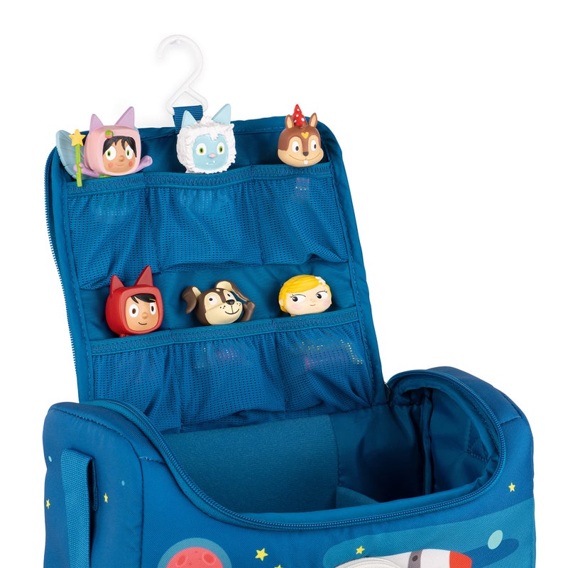 Tonies Listen & Play Bag - Secure Protection for your Toniebox, Headphones, Charging Station, and 6 Characters - Blast Off - Image 3
