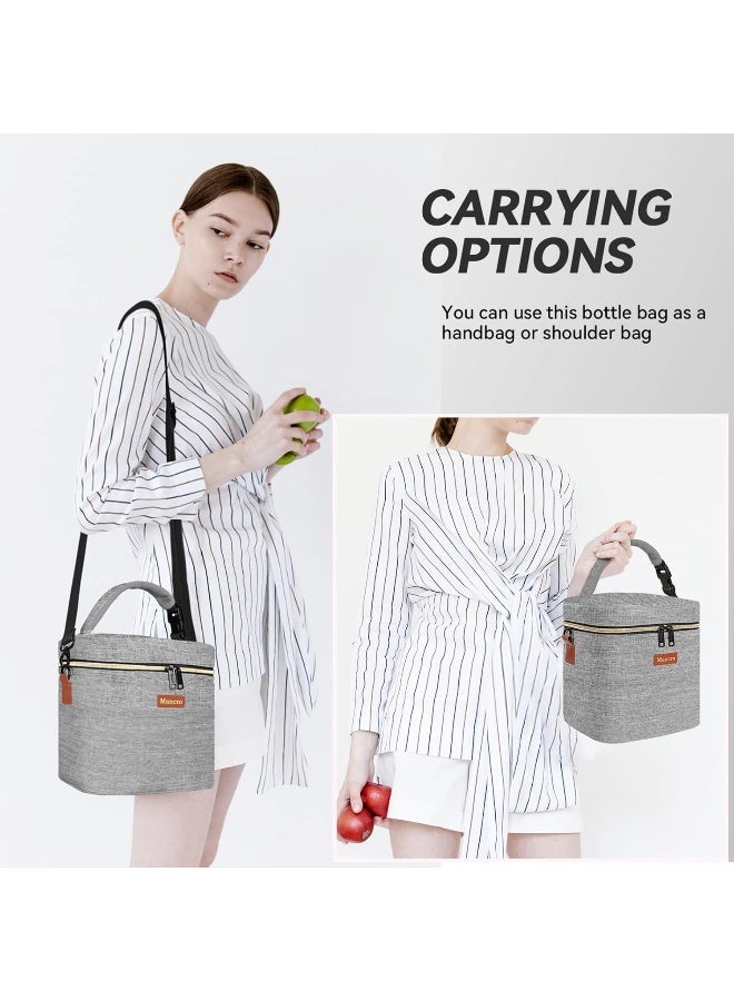 Mancro Baby Bottle Bag with Insulated Cooler - Image 5