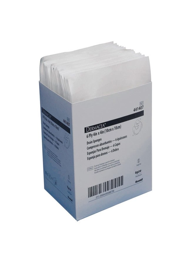 Kendall Drain Sponge, 4 x 4 Inch, 6-Ply, Sterile, 50 Pack(s, 2 per Pack - Image 2