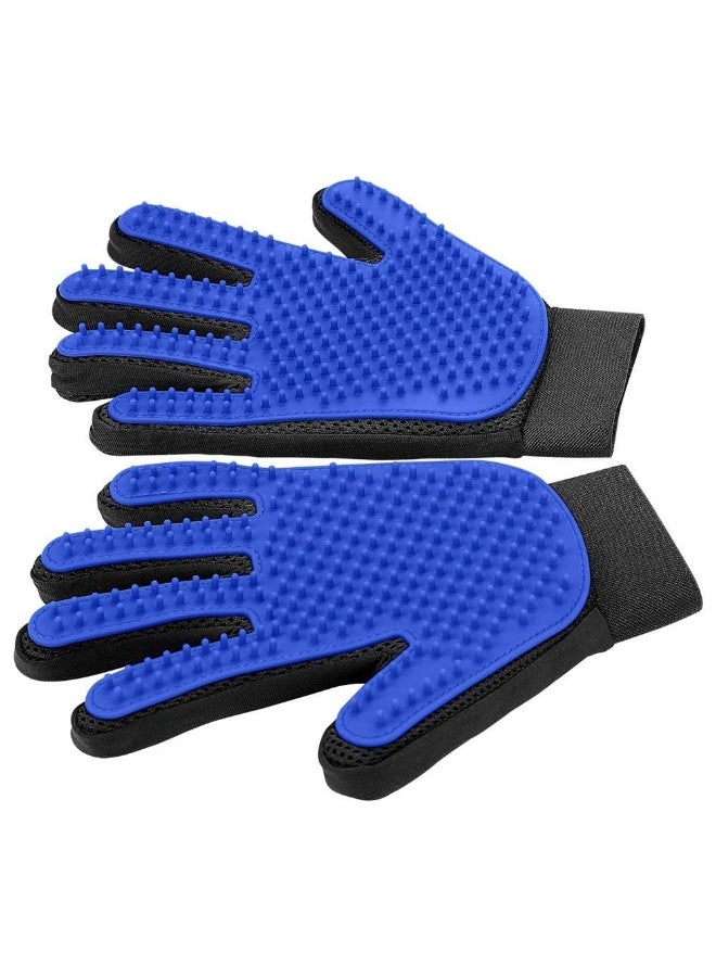 1 زوج من قفازات ترقية الحيوانات الأليفة - قفازات فرشاة إزالة الشعر اللطيفة - قفازات إزالة الشعر الحيوانات الأليفة الفعالة - تصميم خمسة أصابع محسنة - مثالية للكلاب والقطط ، مناسبة لكل من الشعر الطويل والقصير - حجم واحد يناسب جميع - Image 2
