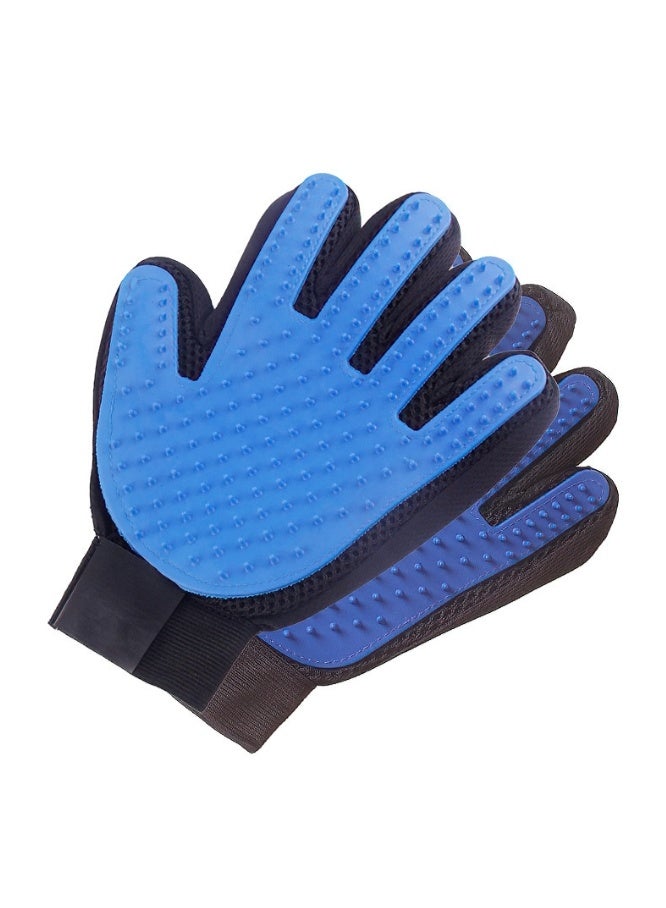 1 زوج من قفازات ترقية الحيوانات الأليفة - قفازات فرشاة إزالة الشعر اللطيفة - قفازات إزالة الشعر الحيوانات الأليفة الفعالة - تصميم خمسة أصابع محسنة - مثالية للكلاب والقطط ، مناسبة لكل من الشعر الطويل والقصير - حجم واحد يناسب جميع - Image 1