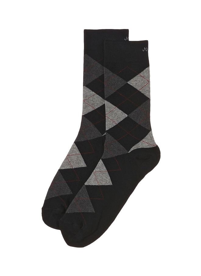 JOCKEY - Jockey Men Cotton Calf Socks 7094 Denim Melange Assorted Design and Colour Free Size - Image 1