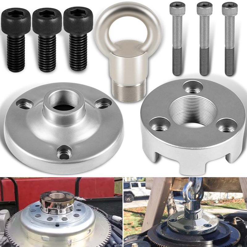 Camoo 3pcs Universal Lifting System for Yamaha Mercury Verado - MT0024 MT0025 Lifting Adapter with Bolts & MT0022 Lifting Eye Tool