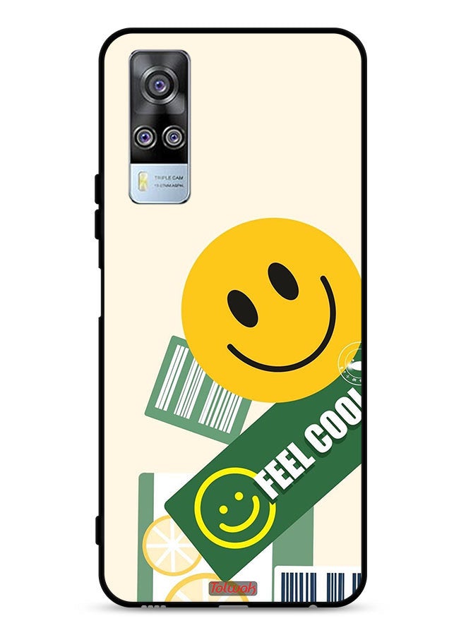 Tolwak vivo Y51 2020 Protective Case Cover Feel Cool Sticker - Image 1