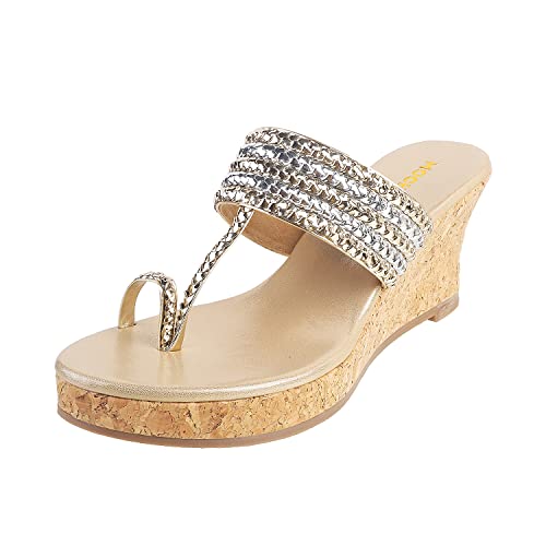 Mochi Womens 34-9908 Gold Slipper - 5 UK (38 EU) (34-9908) - Image 1