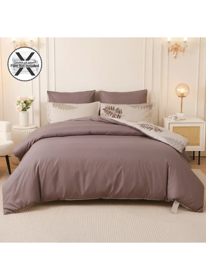 دوناتيلا طقم غطاء لحاف مطبوع، مقاس كوين يناسب 180 × 200 سم - طقم سرير مكون من 4 قطع، قماش ميكروفايبر ممشط - 1 غطاء لحاف، 1 شرشف مطاطي، 1 كيس مخدة شام، 1 كيس مخدة (الحشوة غير متضمنة)