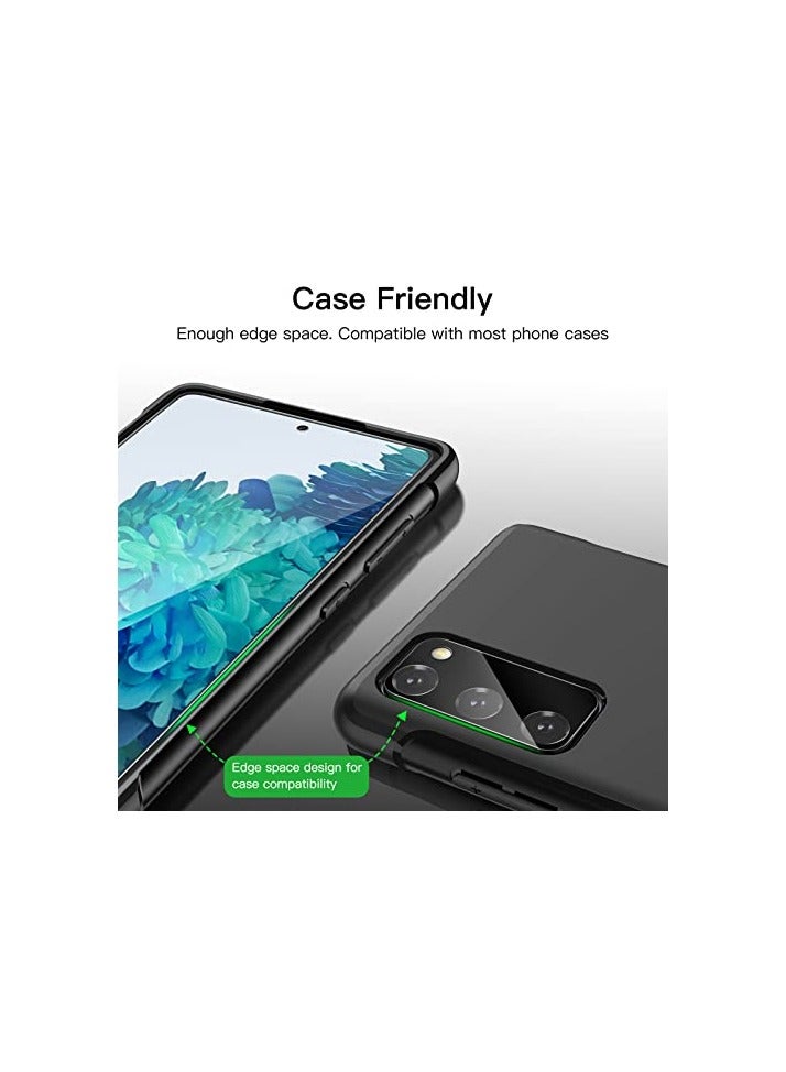 JETech Screen Protector for Samsung Galaxy S20 FE 6.5-Inch with Camera Lens Protector, Tempered Glass Film, Fingerprint ID Compatible, HD Clear, 2-Pack Each - Image 4