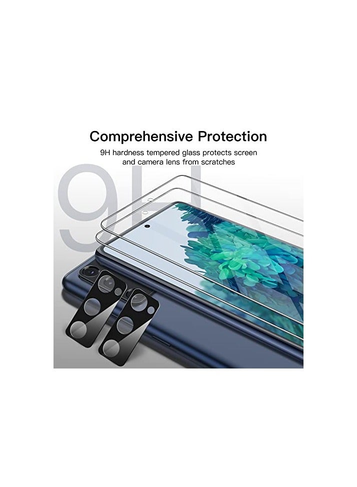JETech Screen Protector for Samsung Galaxy S20 FE 6.5-Inch with Camera Lens Protector, Tempered Glass Film, Fingerprint ID Compatible, HD Clear, 2-Pack Each - Image 5