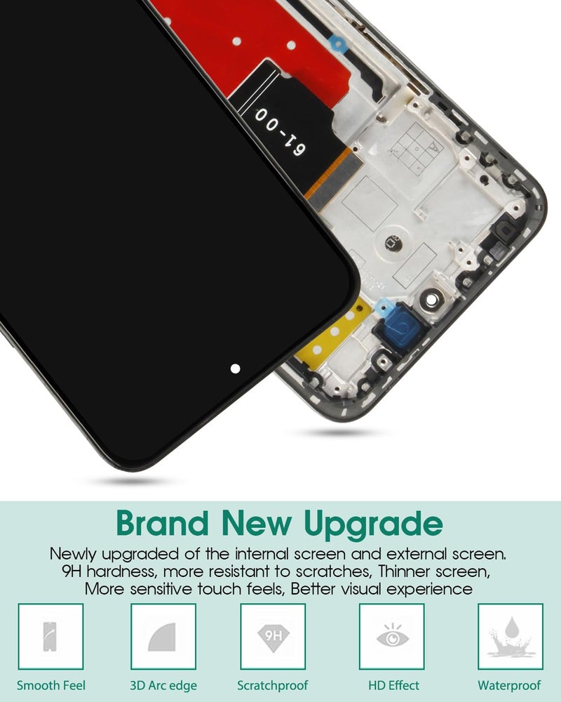 SRJTEK For Huawei Honor 90 Lite LCD Screen Replacement For Huawei Honor 90 Lite LCD Display Touch Digitizer Assembly Repair Kits (Black,With Frame) - Image 5