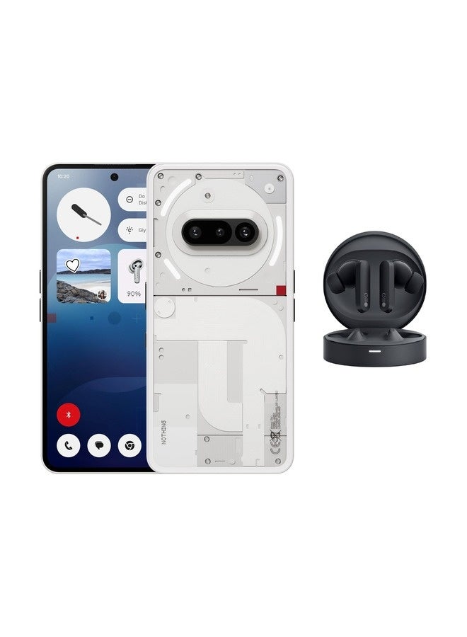 Nothing Phone (3a) Dual SIM White 12GB RAM 256GB 5G With Nothing Buds Pro (Color of gift may vary) - Image 1