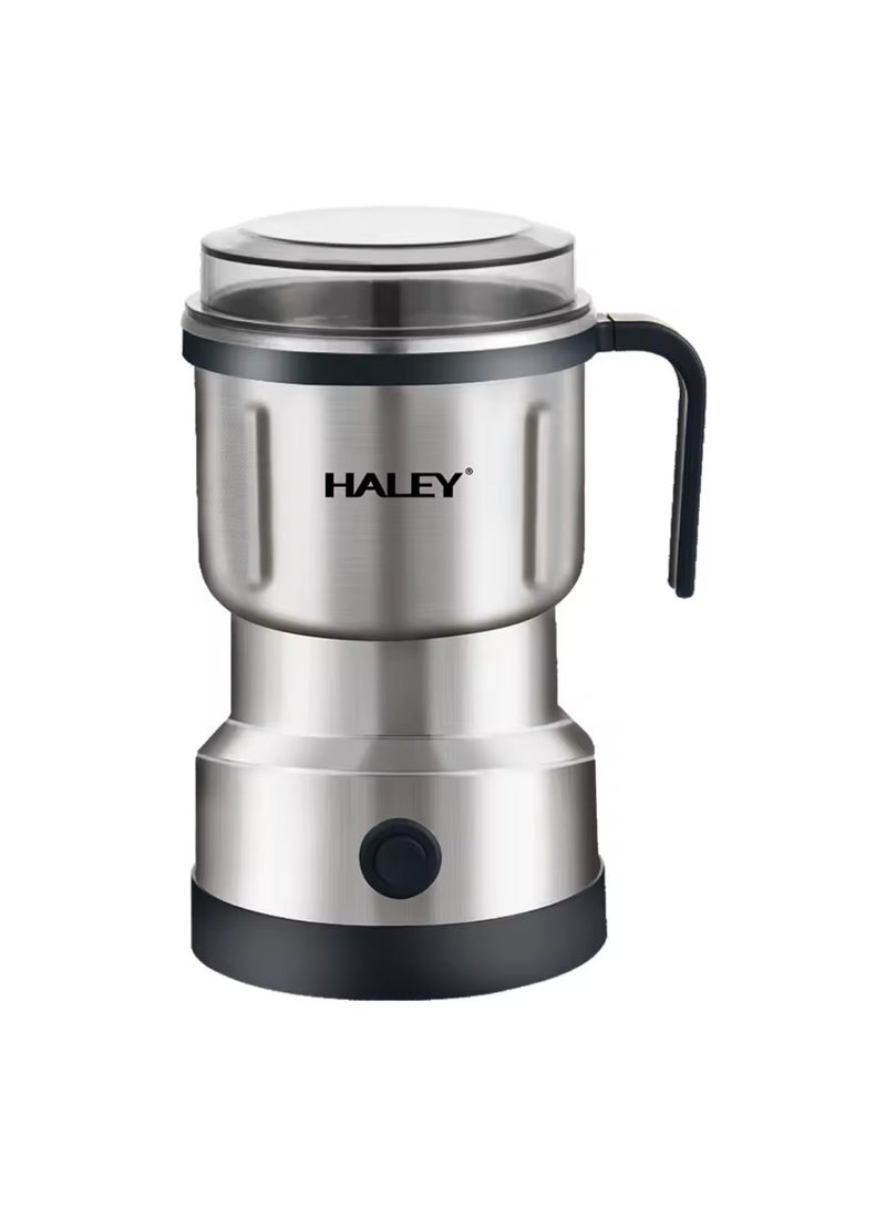 Haley مطحنة حبوب قهوة كهربائية محمولة متعددة الوظائف من الفولاذ المقاوم للصدأ بقدرة 300 وات - Image 5