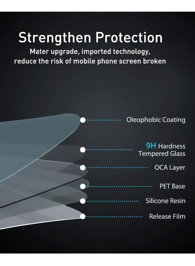 BORTONY Tempered Glass Screen Protector for 14 Pro Max 6.7 Inch Easy Installation Bubble Free HD Clear Scratch Resistant Anti-Fingerprint Full Screen Coverage Comaptible with Apple iPhone 14 Pro Max - Image 4