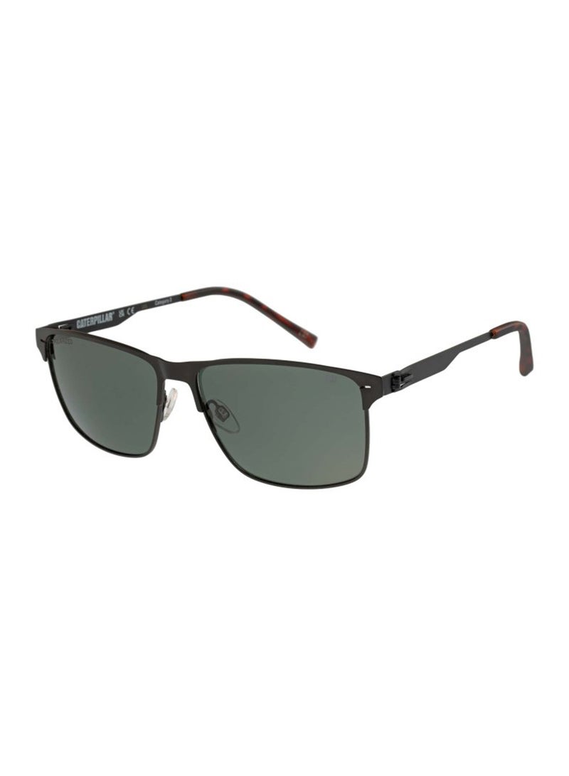 CAT Precision 8512 Men Polarized Square Sunglasses Brown 59 mm - Image 1