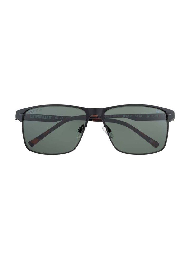 CAT Precision 8512 Men Polarized Square Sunglasses Brown 59 mm - Image 2