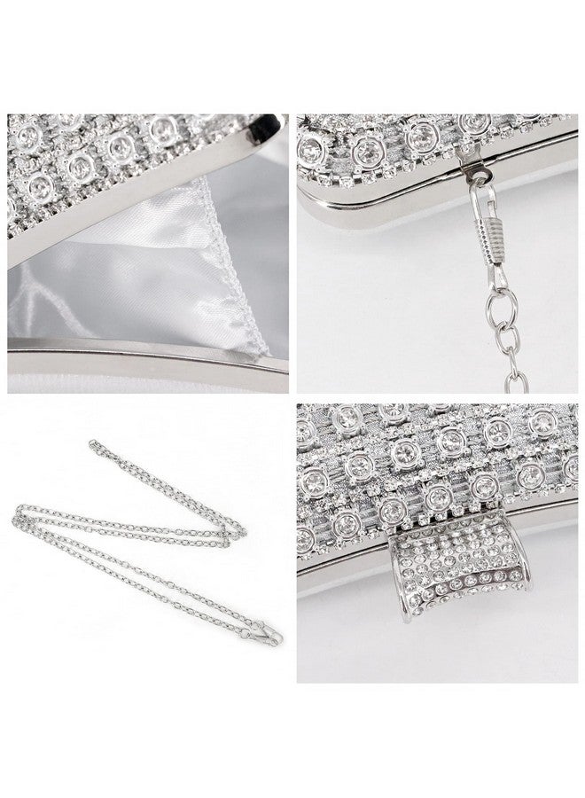 Naimo Womens Sparkly Rhinestone Clutch Purse Bling Crystal Evening Bag Handbag For Wedding Party Prom Bride - Image 4