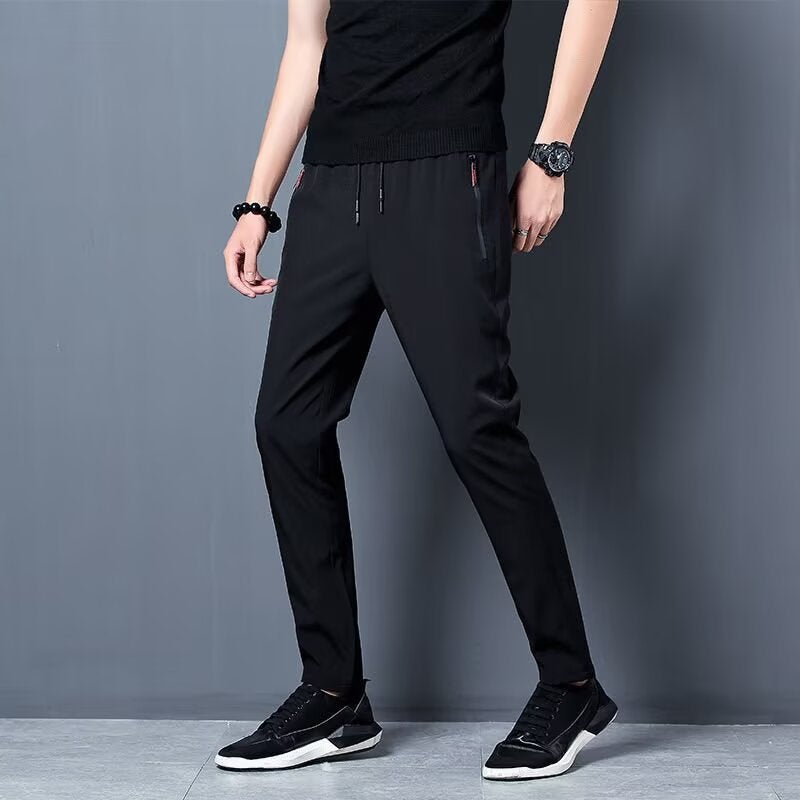 2025 Casual Long Pants Men'S Loose Versatile Trendy New Casual Pants Thin Long Pants Youth Trend - Image 1