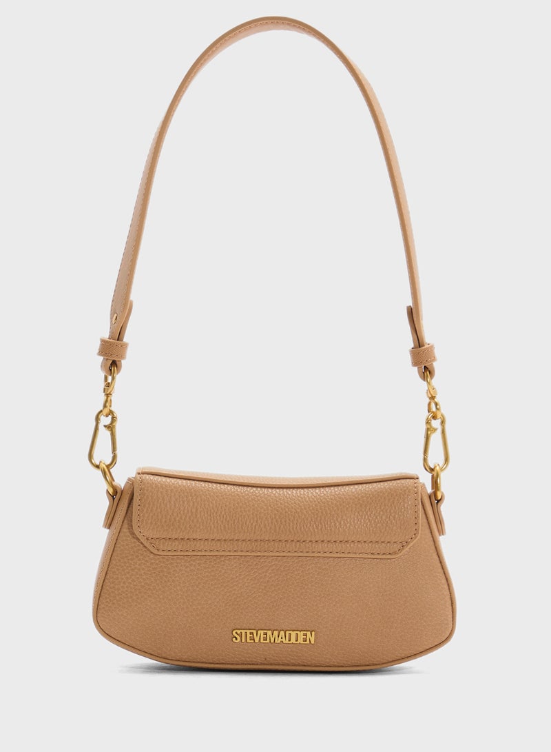 STEVE MADDEN Btaiga Logo Detail Flapover Crossbody Bag  - Image 2