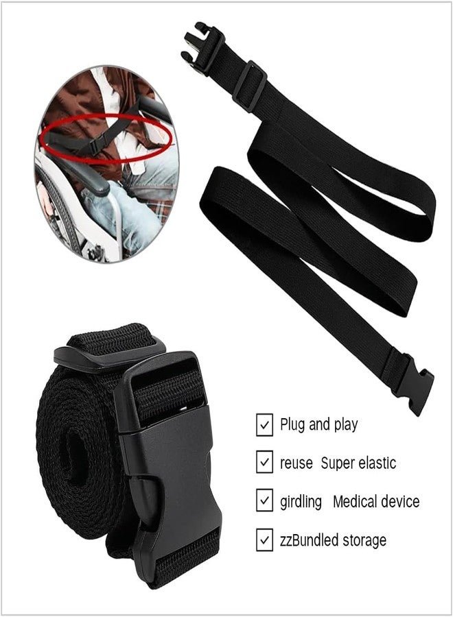 CHYDST Wheelchair Seatbelts for Adults, Wheelchair Strap Seat Belt, Wheelchair Seatbelt, Seatbelt for Wheelchair, Wheelchair Seat Belt for Elderly Adults Children, Patients Cares Safety Strap - Image 4