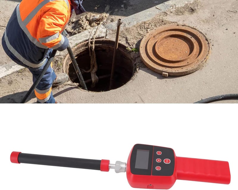 klarako 512HZ Pipe Locator Receiver, Underground Pipeline Tester Locator Sewer Inspection Receiver Portable Drain Sewer Locator Detector Plumbing Snake Pipe Locators, with LED Screen, for Exploration - Image 4