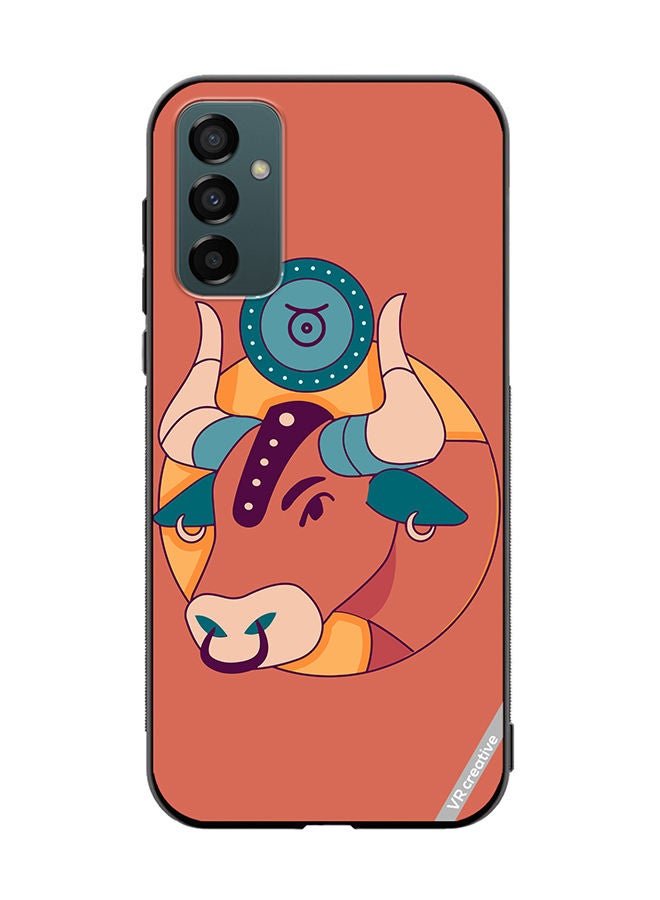 VR CREATIVE Protective Case Cover For Samsung Galaxy F13/M13 Ox Zodiac Signs Design Multicolour - Image 1