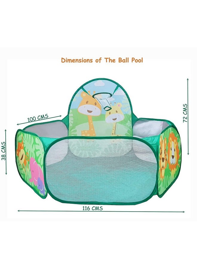Magicwand® Large Size Deep Sea Ball Pool with 200 Balls for Kids【Age up to 3 yrs】【Multi-Colored】 - Image 2