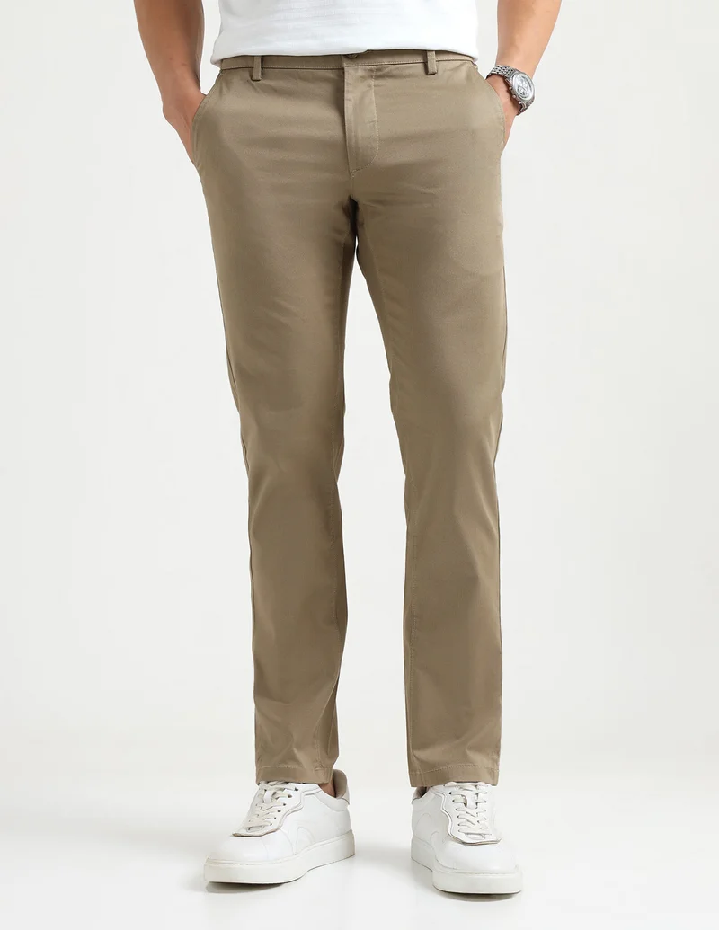 Arrow All Over Printed Satin Trousers