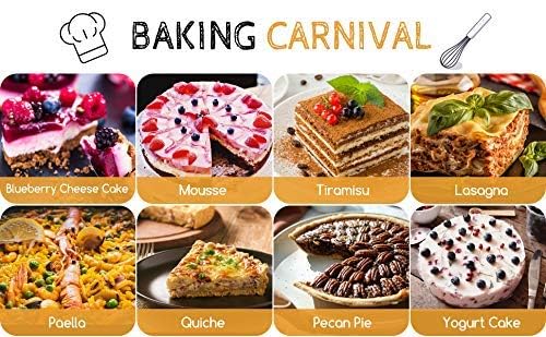 black sparrow Teflon Coated Spring Form Set of 3 Round Cake Mould for Baking Non Stick Cake TinsPanTray for Microwave Oven and Cooker Black - Image 4