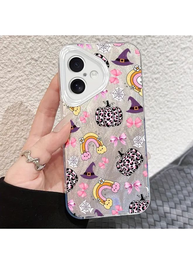 Shockproof Cute Silvery Witch Hat Phone Case Lens Protection For iPhone 13 Pro Max - Image 4