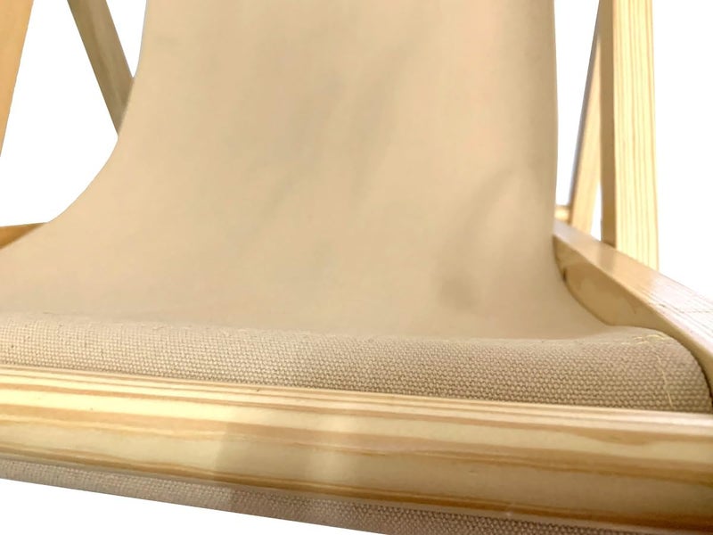 TBACW Replacement Canvas 47.24 Inch Lenth x 17.32 Inch Wide Replacement Cloth for Patio Lounge Chair Beach Sling Chair Reclining Beach Chair-No Wooden Frame-Only Replacement Canvas (Beige) - Image 5